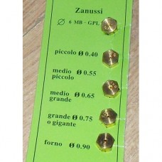 Жиклеры, форсунки для балонного газа Занусси (Zanussi) WO407